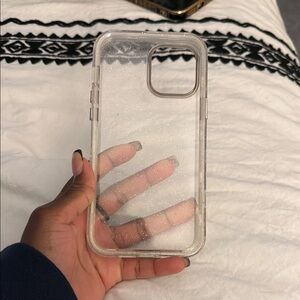Clear Glitter Phone Case